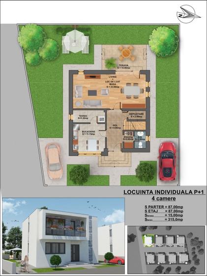 Otopeni | Casă individuală + teren 295 mp | 130.000€ - 5