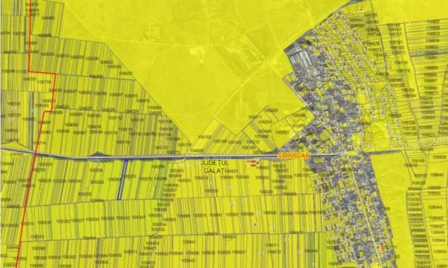 Teren extravilan arabil cota parte 3/32 Smardan, ID: R276... - 10