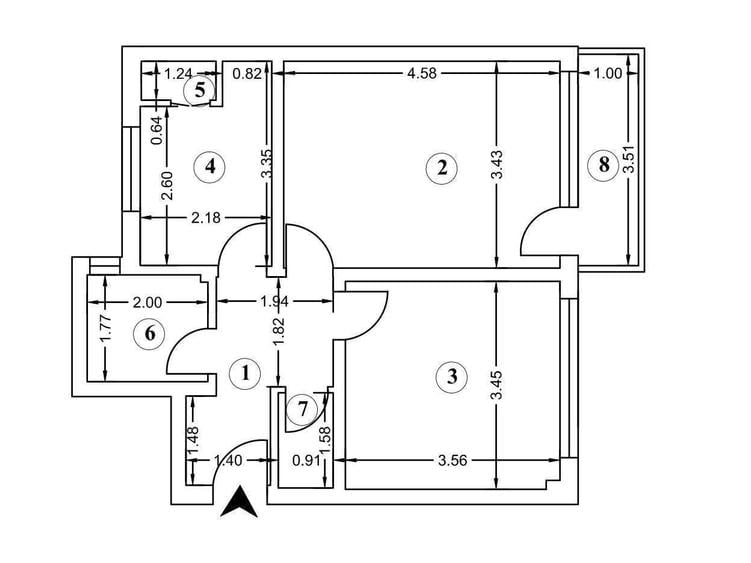 Apartament 2 camere Sector 4, Etaj 2, Anvelopat - 2