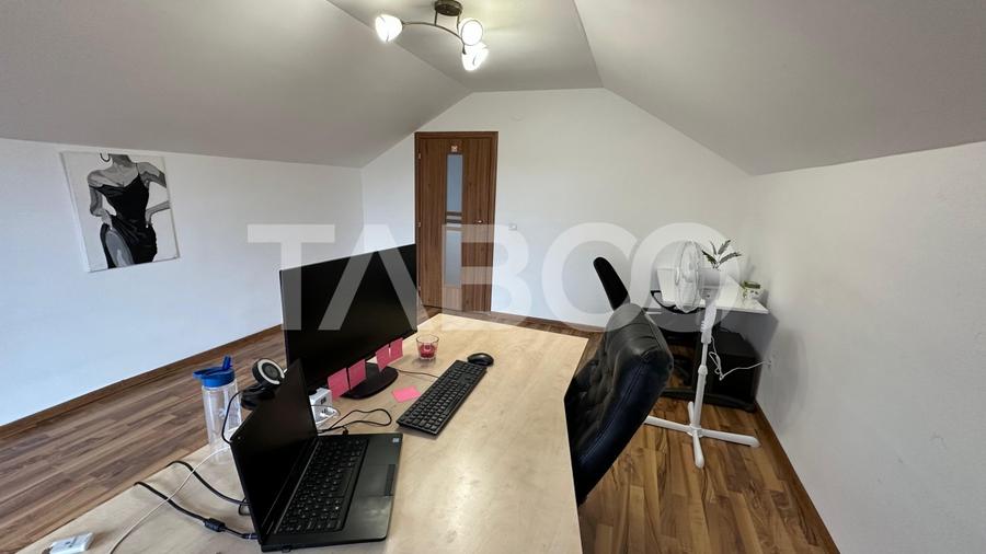 Casa curte libera 300mp 8 camere individuala zona Calea Poplacii Sibiu - 30