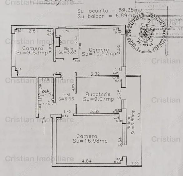 Confort 1 decomandat 3 camere, 70mp, 2 bai, etaj 3 Obor - 6