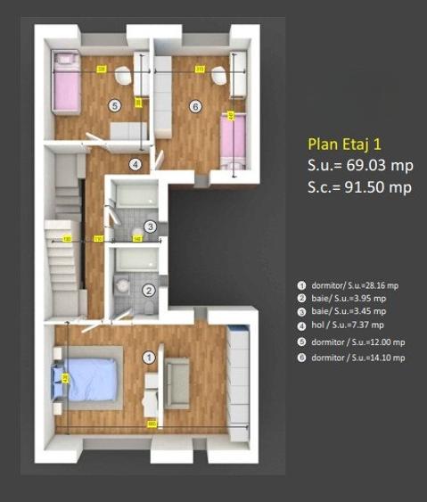 Teren + Casa batraneasca zona 1 Mai -Domenii - 7