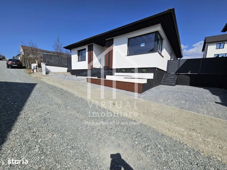 Casa individuala pe un singur nivel - 120 mp, teren 390 mp - 2