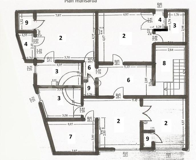 Vedere panoramica! Duplex cu 6 camere pe strada linistita, 350mp - 21