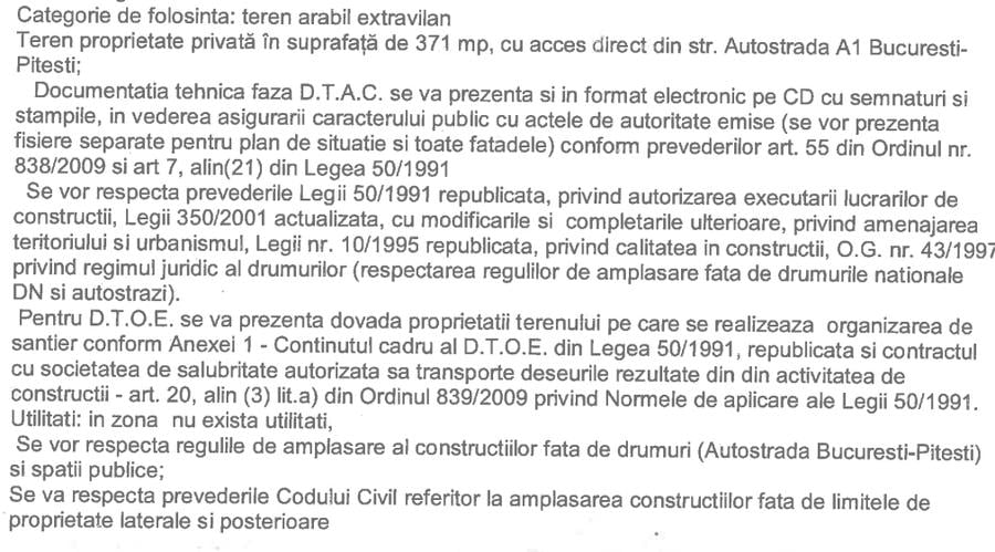 Teren pentru panou publicitar la autostrada A1 - 3