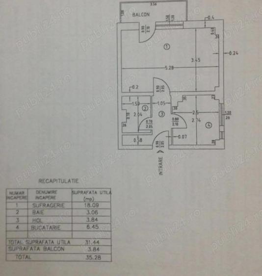 garsoniera Prundu etaj5din 7 35mp bloc apartamente 630000euro - 1