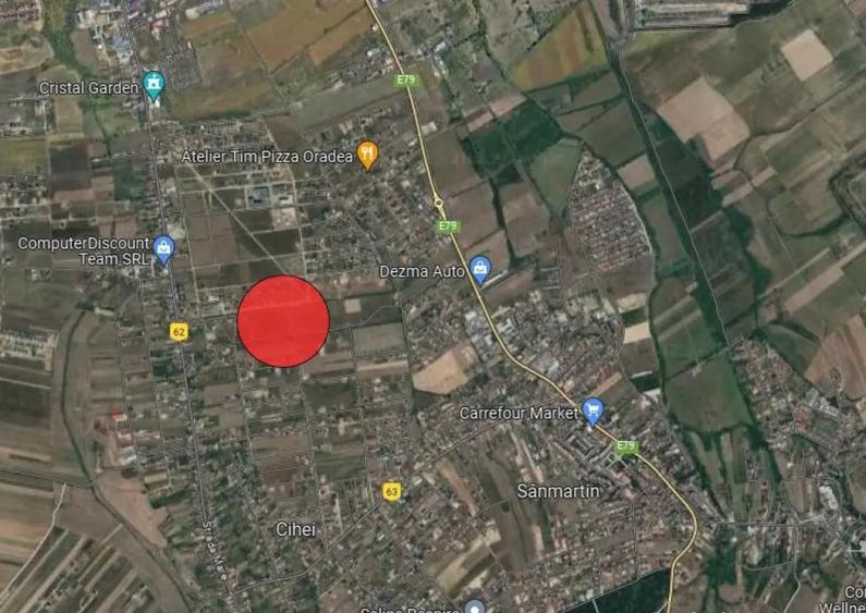 Vanzare teren itravilan 800 mp Cihei (langa cartierul Viena-Oradea) - 1
