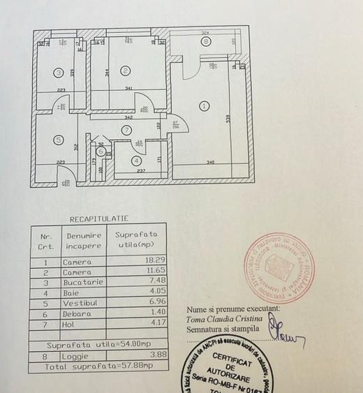 Basarabiei-Diham ,Nicolae Sebe- 2camere- 82 000 Euro  COMISION 0% - 18