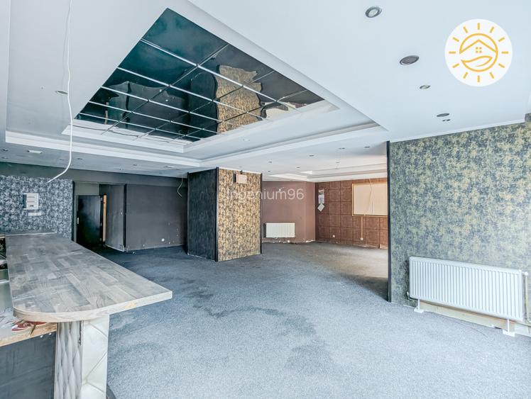 Spatiu comercial larg 120mp cu vitrina la strada