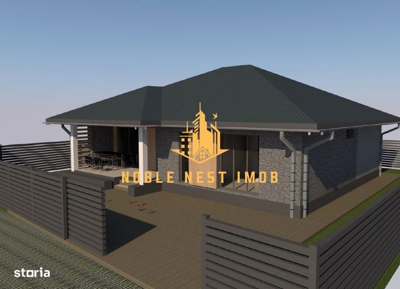 Casa parter 95 mp 4 camere proiect nou, Platou Prundu - 2