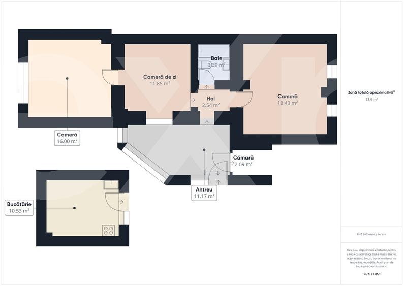 Casă 3 camere, curte comună, Stadion CFR, cart. Gruia, Cluj-Napoca - 8