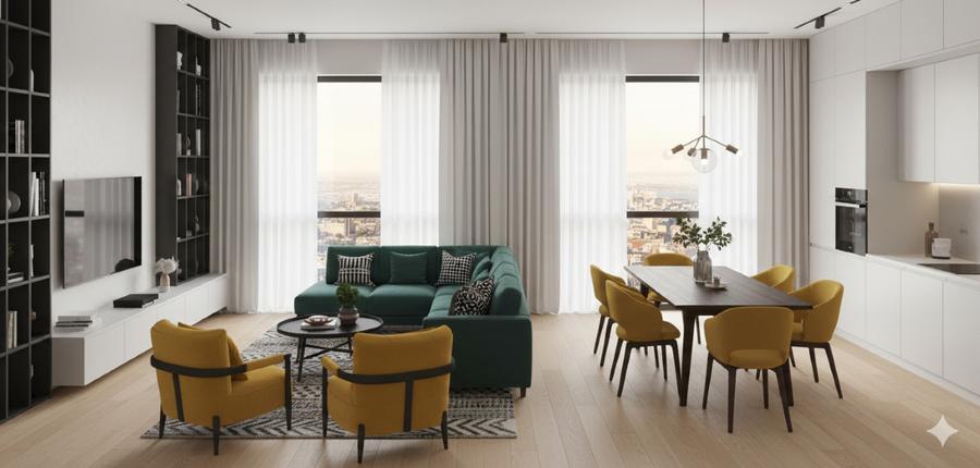 APARTAMENT UNIC 4 CAMERE – ULTRACENTRAL UNIRII – NOOR UNIRII - 6