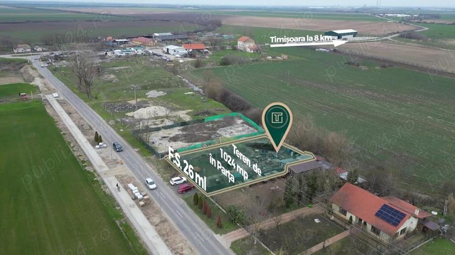 Teren generos de 1.024 mp de vanzare Parta, la doar 15 minute de Timi?oara - 1