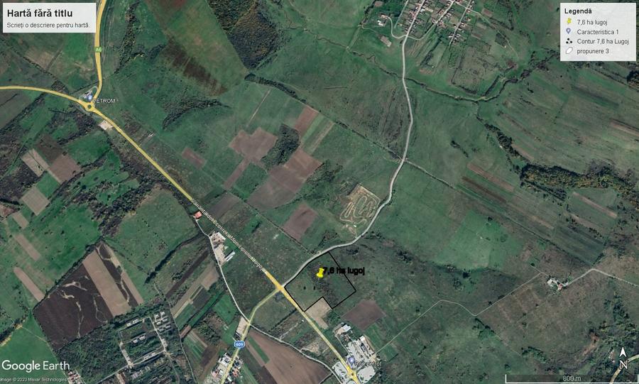 Teren Construcții intravilan de 76000 mp, în Lugoj