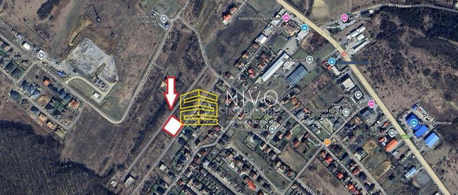 Teren intravilan Corunca Zona Sta?ia de gaz - 1