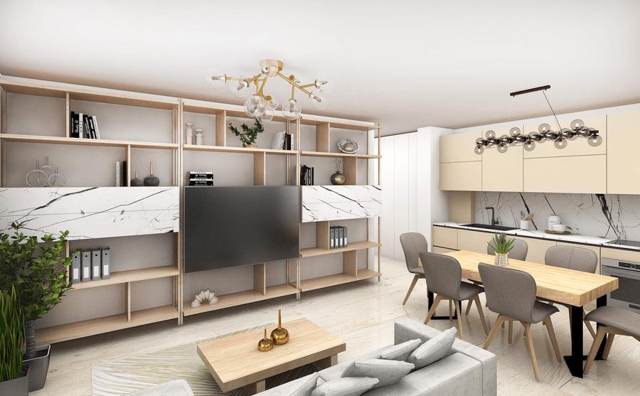 Penthouse cu 3 cam 140 mp Str D-na Stanca Selimbar -Orhideea - 3