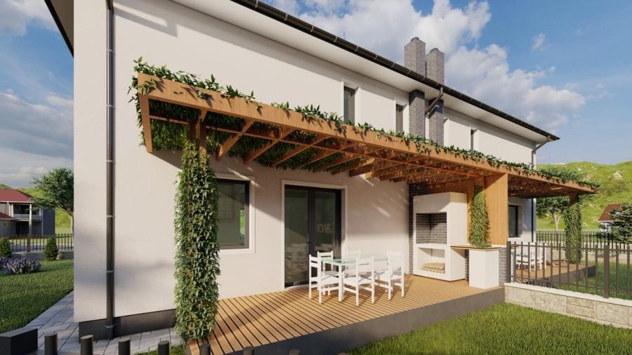 Teren 700 mp, cu autorizatie de constructie + utilitati in Chinteni - 5