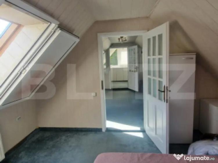 Casa de inchiriat, cu 4 camere, mobilata, curte, pivnita, zo - 6