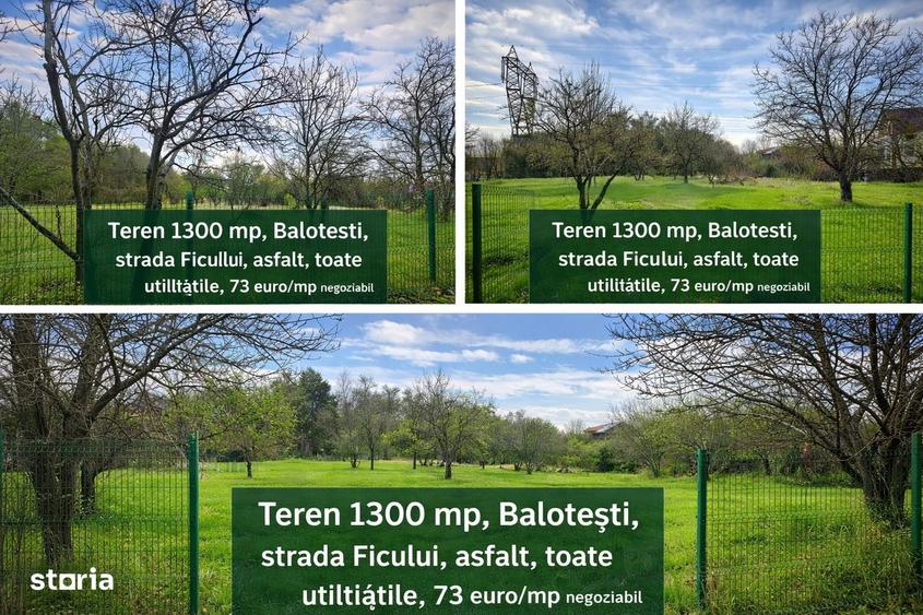 Teren intravilan 1300 mp Balotesti - 3