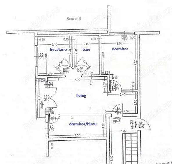 Apartament 3 camere - Ostroveni - 2