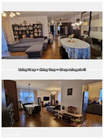 Proprietar, vând apartament cu 3 camere 93 mp +29mp (terasa si 2 balcoane) - 3