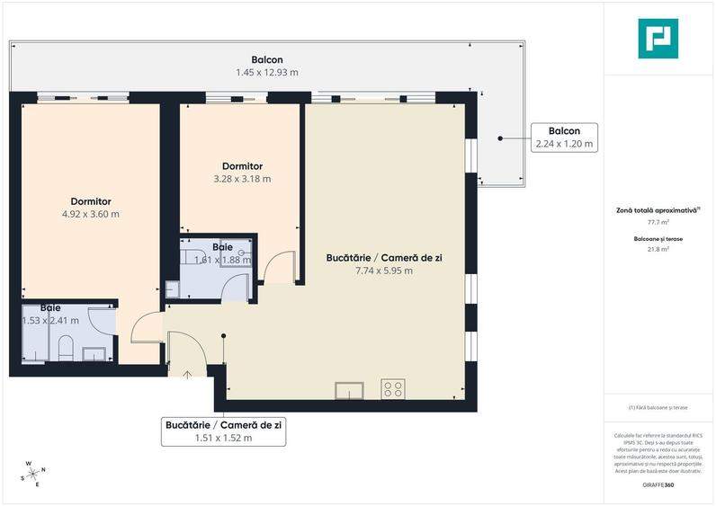 Apartament 3 camere modern – Grand Park Pipera - 6