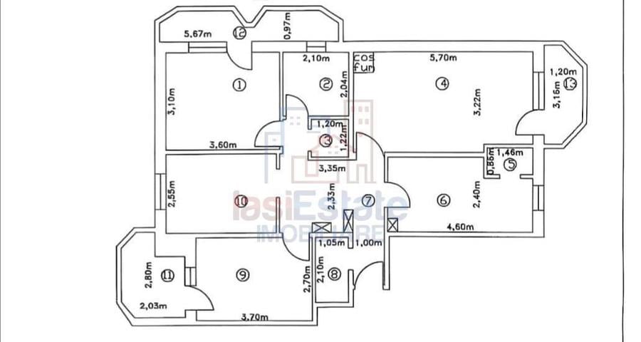 Apartament 4 camere Pacurari - 5
