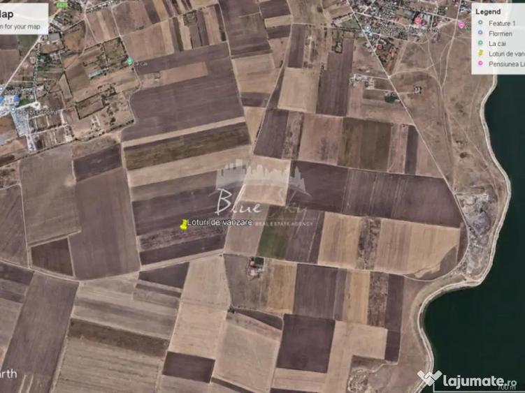 Loturi de teren 500 mp in Localitatea Techirghiol - 2