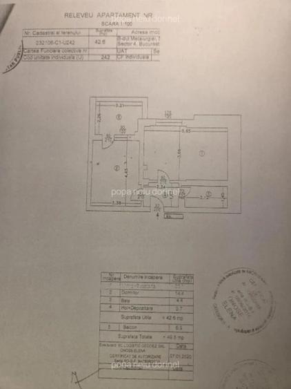 Apartament 2 camere Metropolitan Residence + parcare subteran - 8