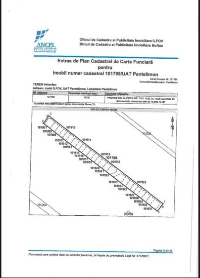 TEREN PARCELAT DE VANZARE ZONA PANTELIMON , STR POET GEORGE TARNEA - 2
