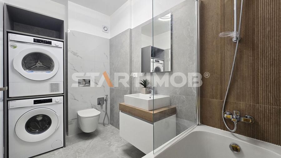 Apartament cu 2 camere decomandat, mobilat în Tractorul