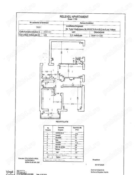 Apartament trei camere - 1