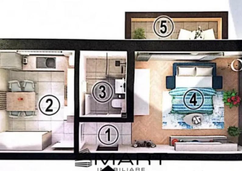 Garsoniera decomandata - 1