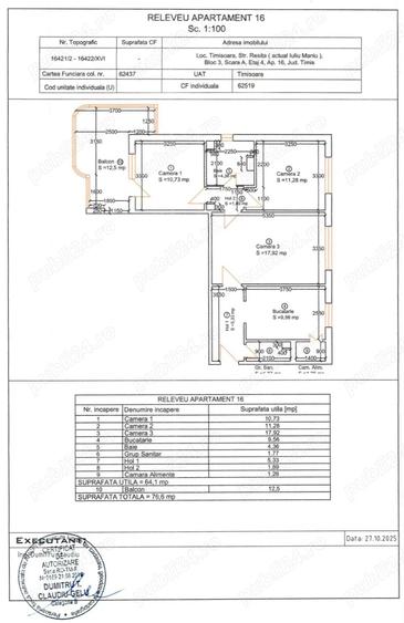 Apartament 3 camere, 76.6mp, Pta Iuliu Maniu, mobilat, echipat - 4