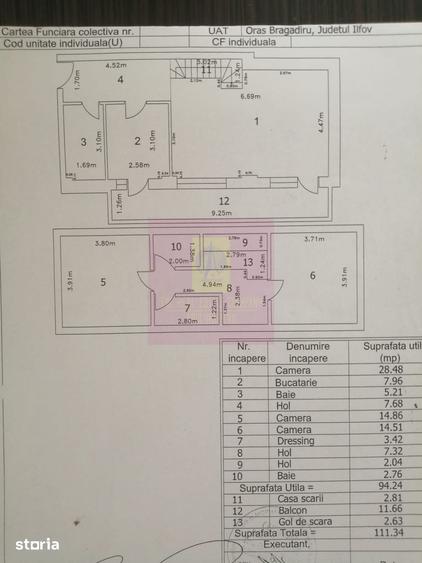 Duplex 3 camere cu scara interioara Bragadiru - Smardan-Libertatii. - 19