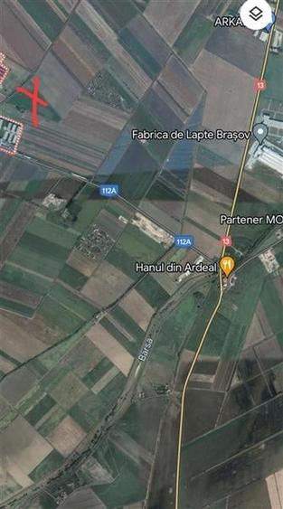 Teren Construcții extravilan de 28100 mp, în Hălchiu