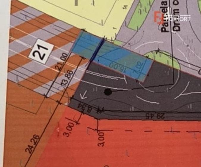 Teren 926 mp cu front stradal de 25 ml, zona Lipovei - ID V4779 - 1