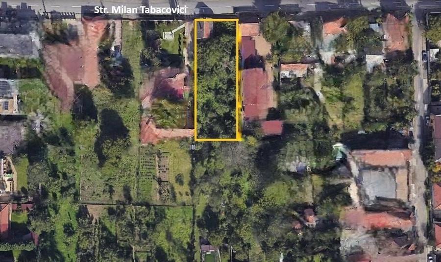 De vanzare Teren Intravilan 972 mp, Str. Tabacovici Arad -Vila/Duplex - 1