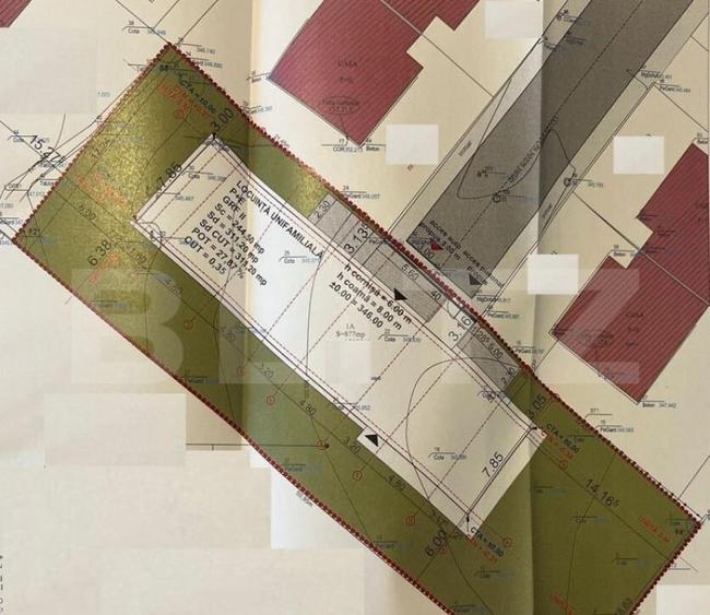 Exclusivitate! Teren intravilan, 877 mp, autorizatie constru - 2