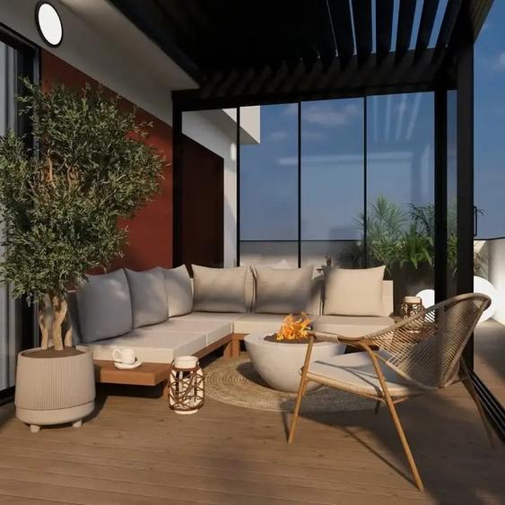 Doua dormitoare cu bai proprii! Terasa cu vedere padure Baneasa 60 mp - 6