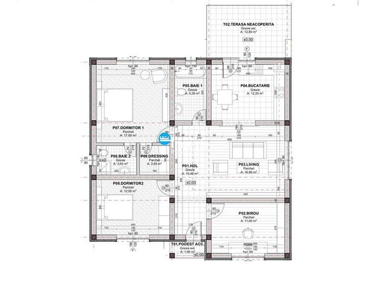 Casa P 34 cam. 2 bai, rate, pe 5 ani, 420 teren, Vorovesti Miroslava - 3