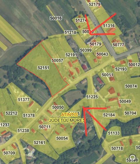 Teren Intravilan 7200mp -sat Botez ,judet Mures - 1