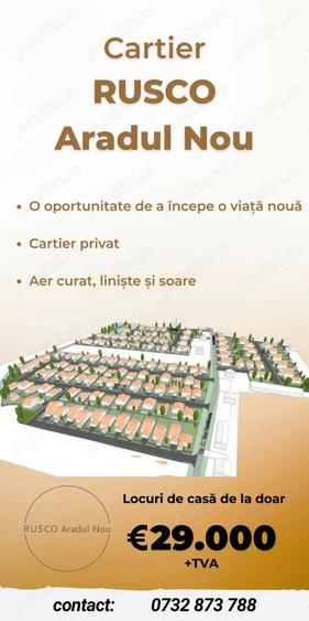 Teren Aradul Nou Ansamblu Locuinte Individuale - RUSCO - 35.000 EUR - 7