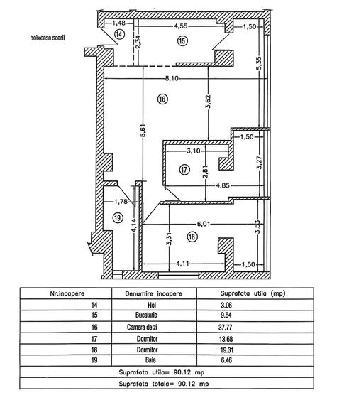 ► Tomis NORD EuroMATERNA 3 Camere 91m² Mobilat Utilat Centrala 2 Loc Parcare - 15