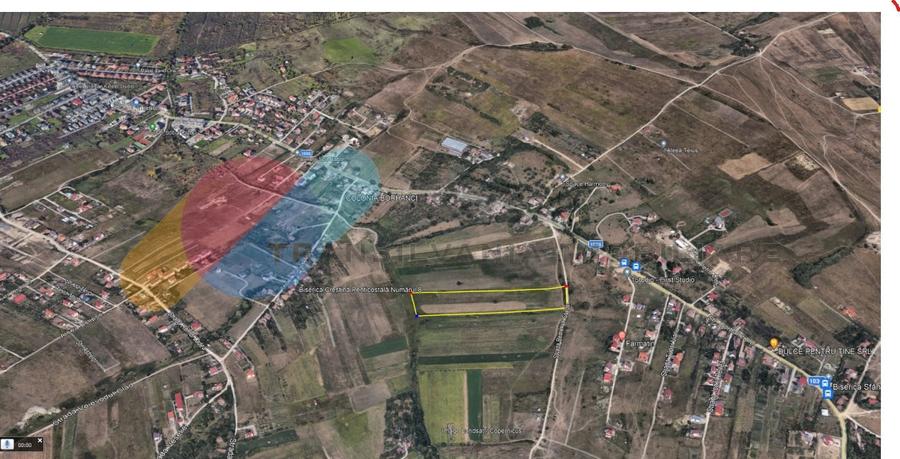 Teren 4000 mp, Intravilan, zona Borhanci (central) - 1