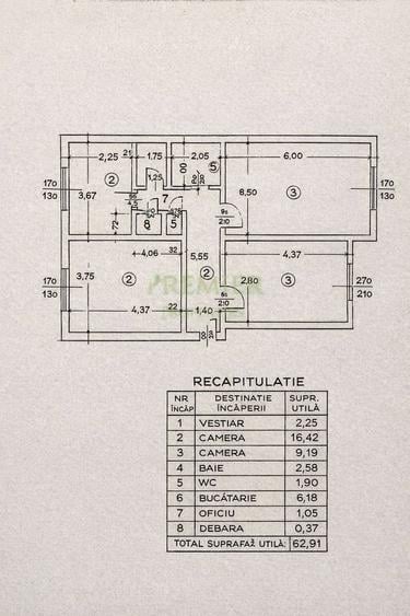 Apartament 2 camere 63 mp langa Metrou Bazilescu Bucurestii noi 68 - 3