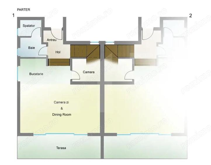 Duplex c2 modern de vanzare, 151,64 mp, in Faget - 7