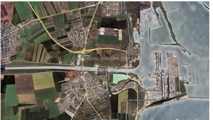 Teren de vanzare Agigea zona pod