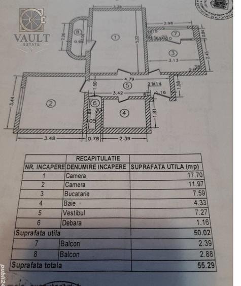 2 CAMERE DECOMANDAT - 55 MP - PANTELIMON - 8