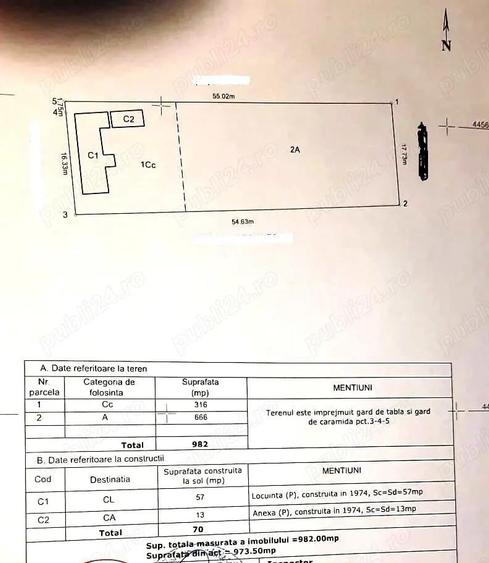 Teren intravilan constructii case zona NORD Teren intravilan constructii case zona NORD